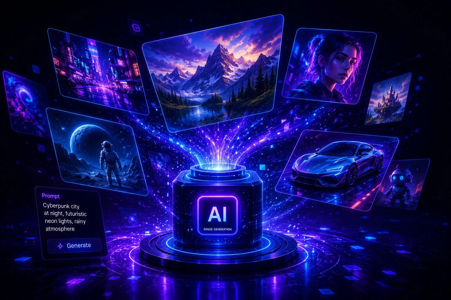 ChatLLM AI Image Generation — DALL-E 3, Flux, Ideogram