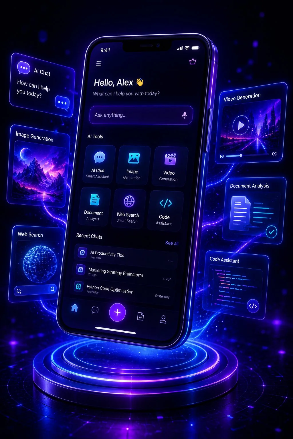ChatLLM Mobile App — iOS and Android 2026