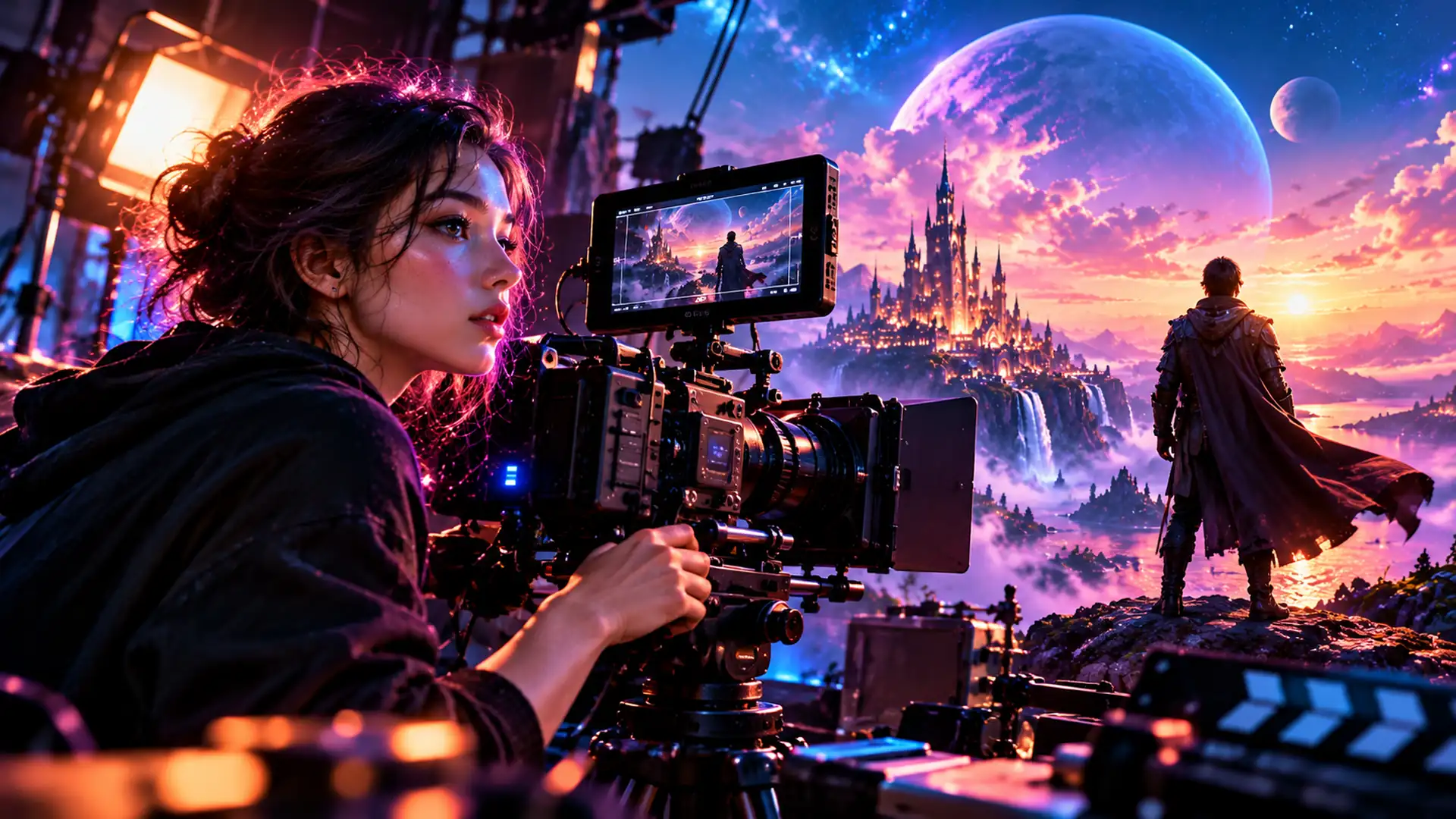 AI video: cinematic scene